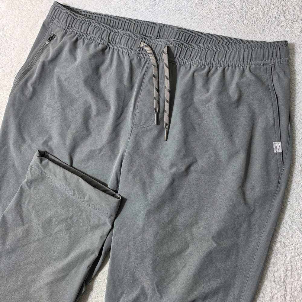 LL Bean Multisport Pants Mens XL 38/30 Gray Stretch Active Performance 510948